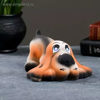 Копилка "Собака Бассет" 16х14х8,5см