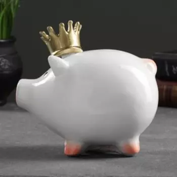 Копилка "Свинка принцесса" 15х12х17см