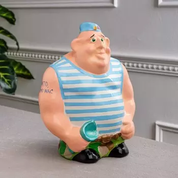 Копилка "ВДВ", глянец, разноцветная, 29 см