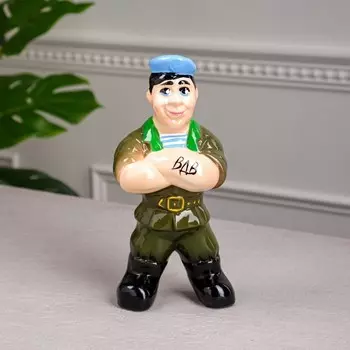 Копилка "ВДВ", разноцветная, 23 см, микс