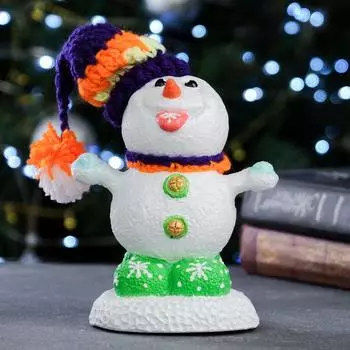 Копилка для денег «Весёлый снеговичок», 101216 см