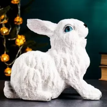 Копилка "Заяц" белый, 25х15х22см