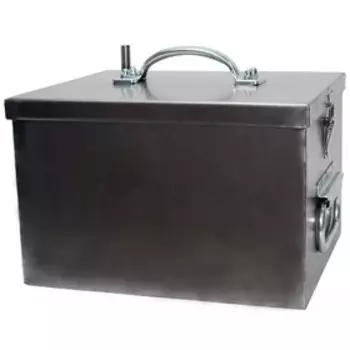 Коптильня горячего копчения «УЗБИ» «Чудо» КНГ-1 МИНИ, 31х26х20 см, чёрный металл