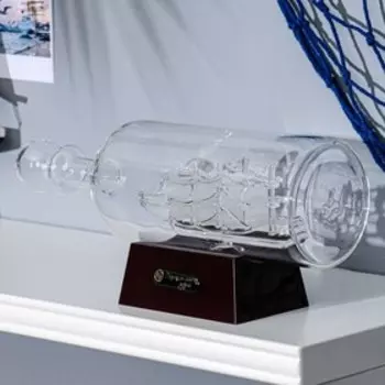 Корабль "Оливия", в бутылке, 4 / 5 парусов, микс 29х8 см