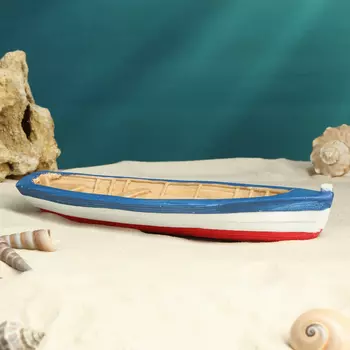 Сувенирная модель корабля «Лодка», фигурка полистоун, 23 см МИКС