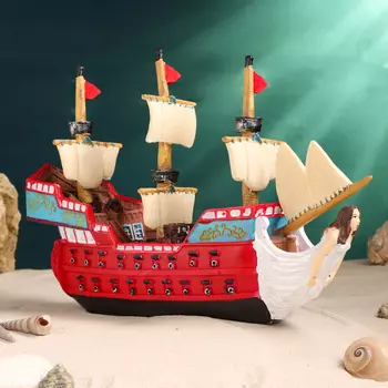 Сувенирная модель корабля «Парусник», фигурка полистоун, 311020 см