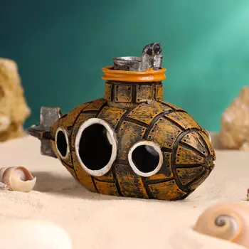 Сувенирная модель корабля «Подводная субмарина», фигурка полистоун, 1468 см