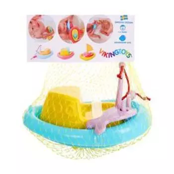 Кораблик Сейнер для ванной, в сетке