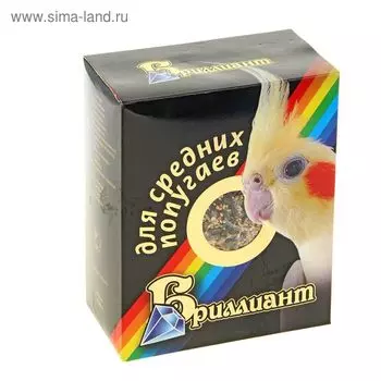 Корм "Бриллиант Премиум" для средних попугаев, 1,5 кг