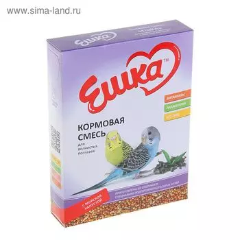 Корм «Ешка» для волнистых попугаев, с морской капустой, 500 г