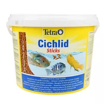 Корм TetraCichlid Sticks для рыб, гранулы, 10 л. 2,9 кг