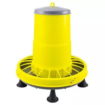 Кормушка бункерная для домашней птицы на 15,5 кг, на ножках, пластик, COMPACTA