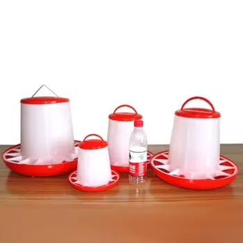 Кормушка бункерная для домашней птицы на 1,5 кг, пластик