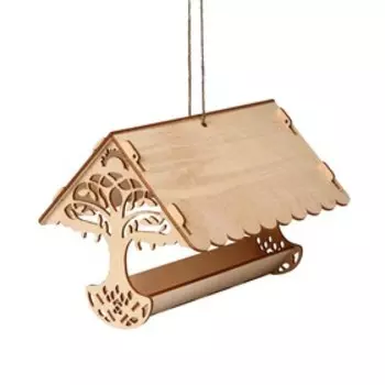 Кормушка для птиц «Узорное дерево», 23 × 21 × 15 см