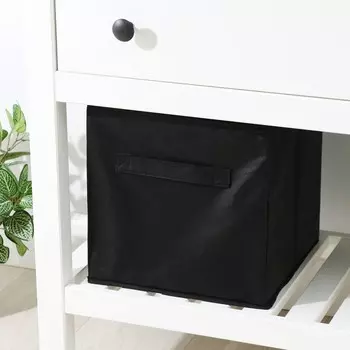 Короб для хранения, 282828 см, цвет чёрный