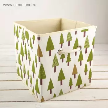 Короб стеллажный для хранения «Ёлки», 272727 см