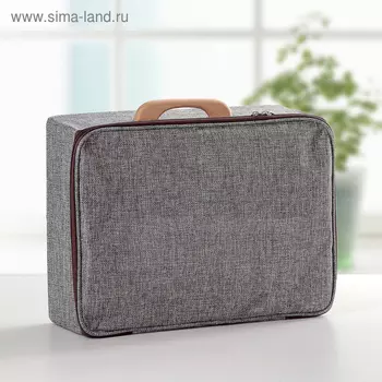 Короб для хранения на молнии LaDоm «Рон», 322511 см, серый