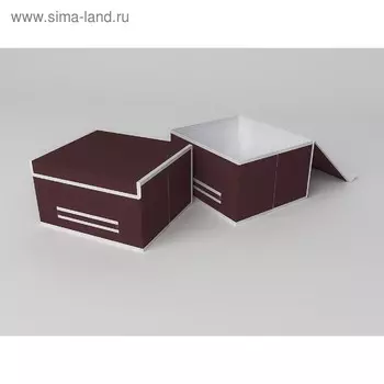 Короб для хранения жёсткий, 35х30х20 см