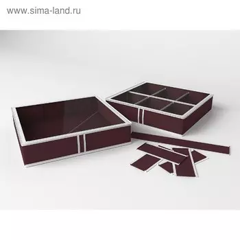 Короб для обуви на 6 ячеек, 56х52х12 см