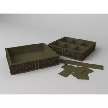 Короб для обуви на 6 ячеек «Русский Шик», 56х52х12 см