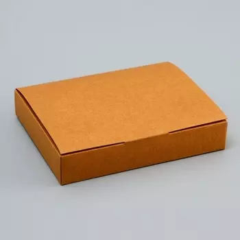 Коробка для 12 конфет, крафт с откидной крышкой, 19153.5 см
