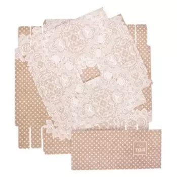 Коробка для цветов с вазой и PVC-окнами складная «Хорошего настроения!», 23 × 30 × 23 см