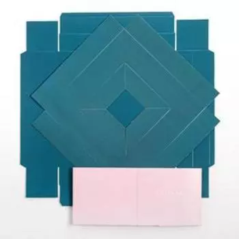 Коробка для цветов с вазой и PVC окнами складная «Счастья», 23 х 30 х 23 см