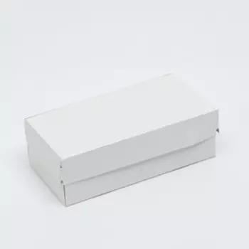 Коробка для десерта, белая, 800 мл, 20 х 10 х 6,5 см
