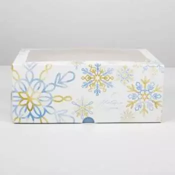 Коробка для капкейков Let it Snow 17 х 25 х 10см