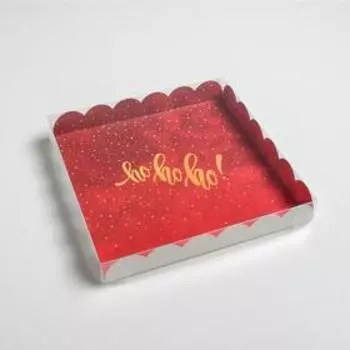 Коробка для кондитерских изделий с PVC крышкой «Волшебство», 21 × 21 × 3 см