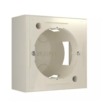 Коробка для накладного монтажа W8000003, слоновая кость