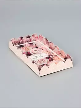 Коробка для печенья, «Розы», 10.5203 см