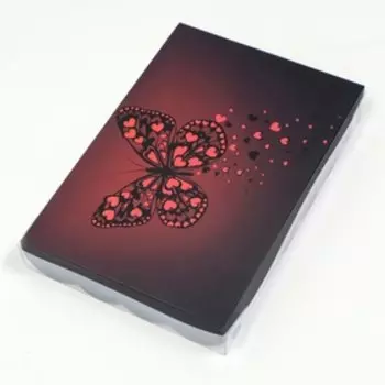 Коробка для печенья, "Полет бабочки", 22 х 15 х 3 см