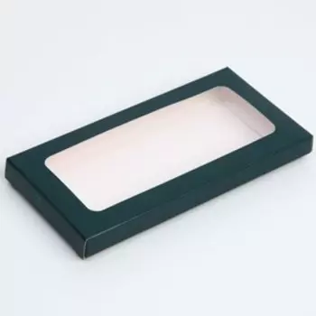 Коробка для шоколада, кондитерская упаковка, «Дамаск», с окном, 17.3 х 8.8 х 1.5 см