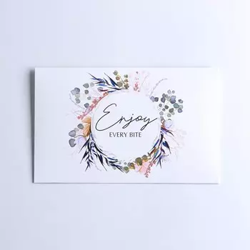 Коробка для шоколада «Enjoy every bite», 22 × 12 см
