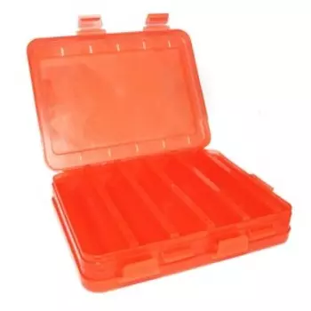 Коробка для воблеров и балансиров, двухсторонний, 5+5 отделений, 200х160х45 мм, цвет красный 91020