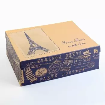 Коробка From Paris with love, 26 х 17 х 10 см