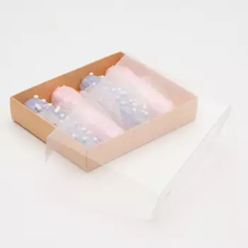 Коробка картонная с прозрачной крышкой, UPAK LAND крафт, 13164 см