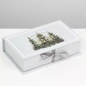 Коробкакнига подарочная «С Новым годом», 20 х 12.5 х 5 см