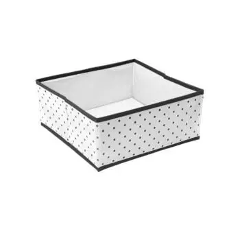 Коробка квадратная для хранения вещей Eco White, 30х30х13 см