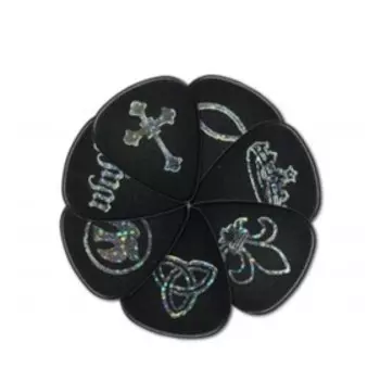 Коробка медиаторов, CP23MDBLK-72 черные 72 штуки