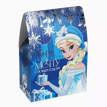 Коробка новогодняя подарочная складная «С Новым годом!», 16 х 24 х 9 см, Хородное сердце