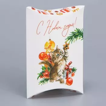 Коробка новогодняя складная фигурная «Все сбудется», 11 х 8 х 2 см
