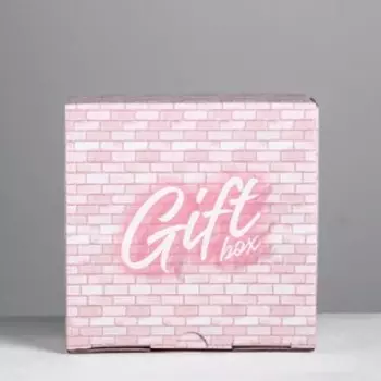 Коробкапенал, упаковка подарочная, Gift box, 15 х 15 х 7 см