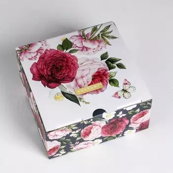 Коробкапенал, упаковка подарочная, «Present», 15 х 15 х 7 см