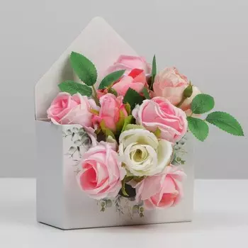 Коробка-письмо «Эвкалипт», 14 × 20 × 6,5 см