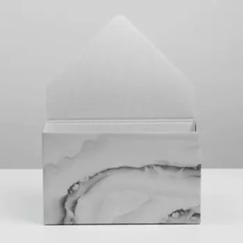 Коробка-письмо «Мрамор», 25 33 10 см