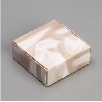 Коробка под бижутерию, упаковка, «Шелк», 7.5 х 7.5 х 3 см