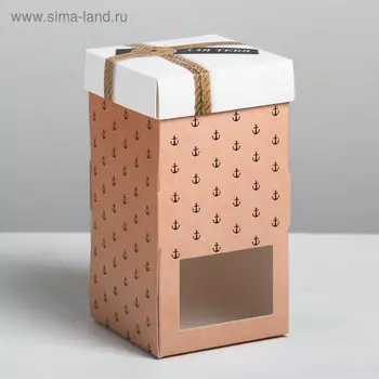 Коробка под капкейк «Для тебя», 9 17 9 см