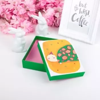 Коробка подарочная 12 х 14 х 3,5 см